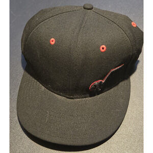 New Era 59FIFTY Utah Jazz NBA Fitted Hat 7 1/8 Black/Red – VG Condition